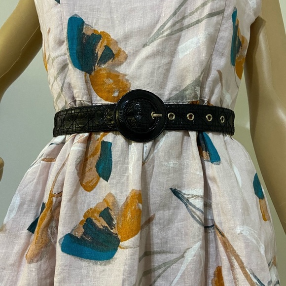 CHRISTIAN DIOR Vintage Patent Quilted Belt - Picture 10 of 15